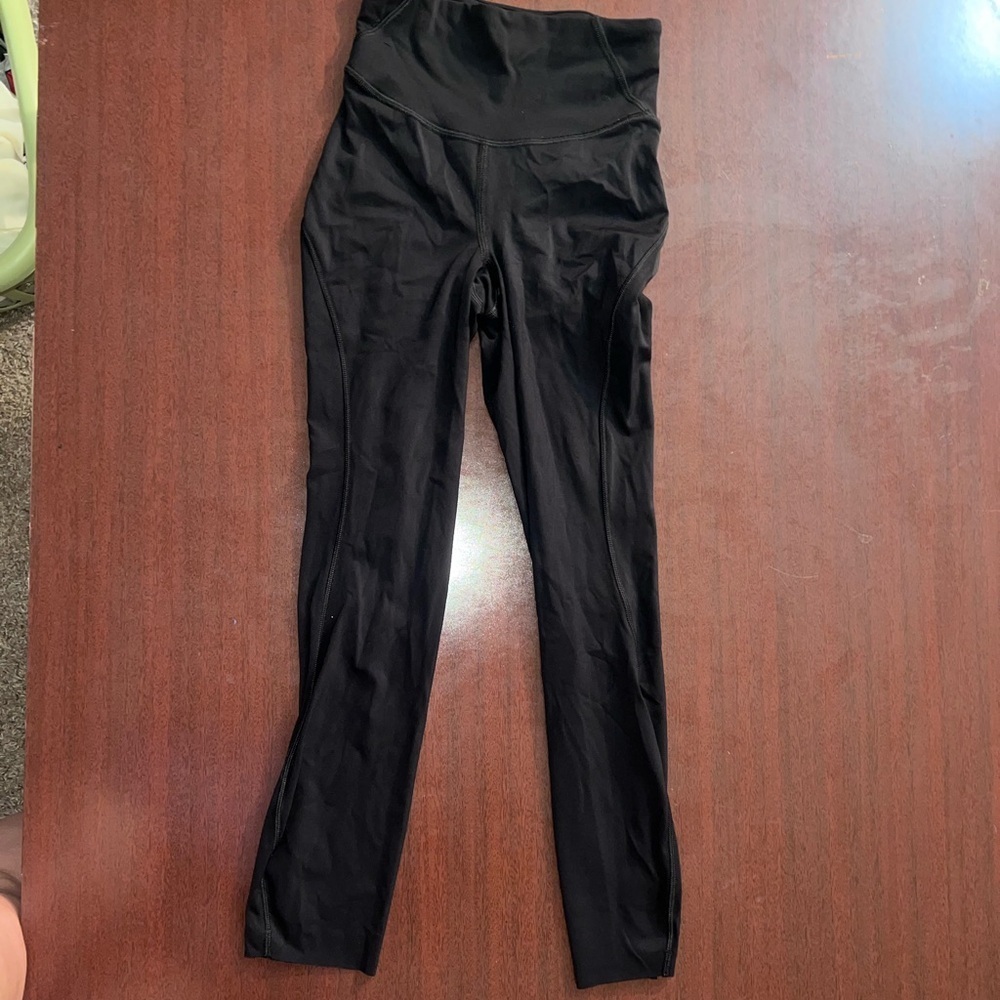 Lululemon Athletica Black Leggings Cropped
